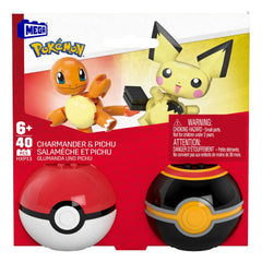 Pokémon MEGA Construction Set Poké Ball Collection: Charmander & Pichu 0194735235759