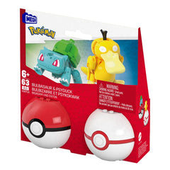 Pokémon MEGA Construction Set Poké Ball Collection: Bulbasaur & Psyduck 0194735235742