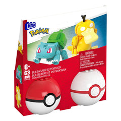 Pokémon MEGA Construction Set Poké Ball Collection: Bulbasaur & Psyduck 0194735235742