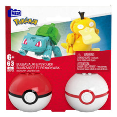 Pokémon MEGA Construction Set Poké Ball Collection: Bulbasaur & Psyduck 0194735235742