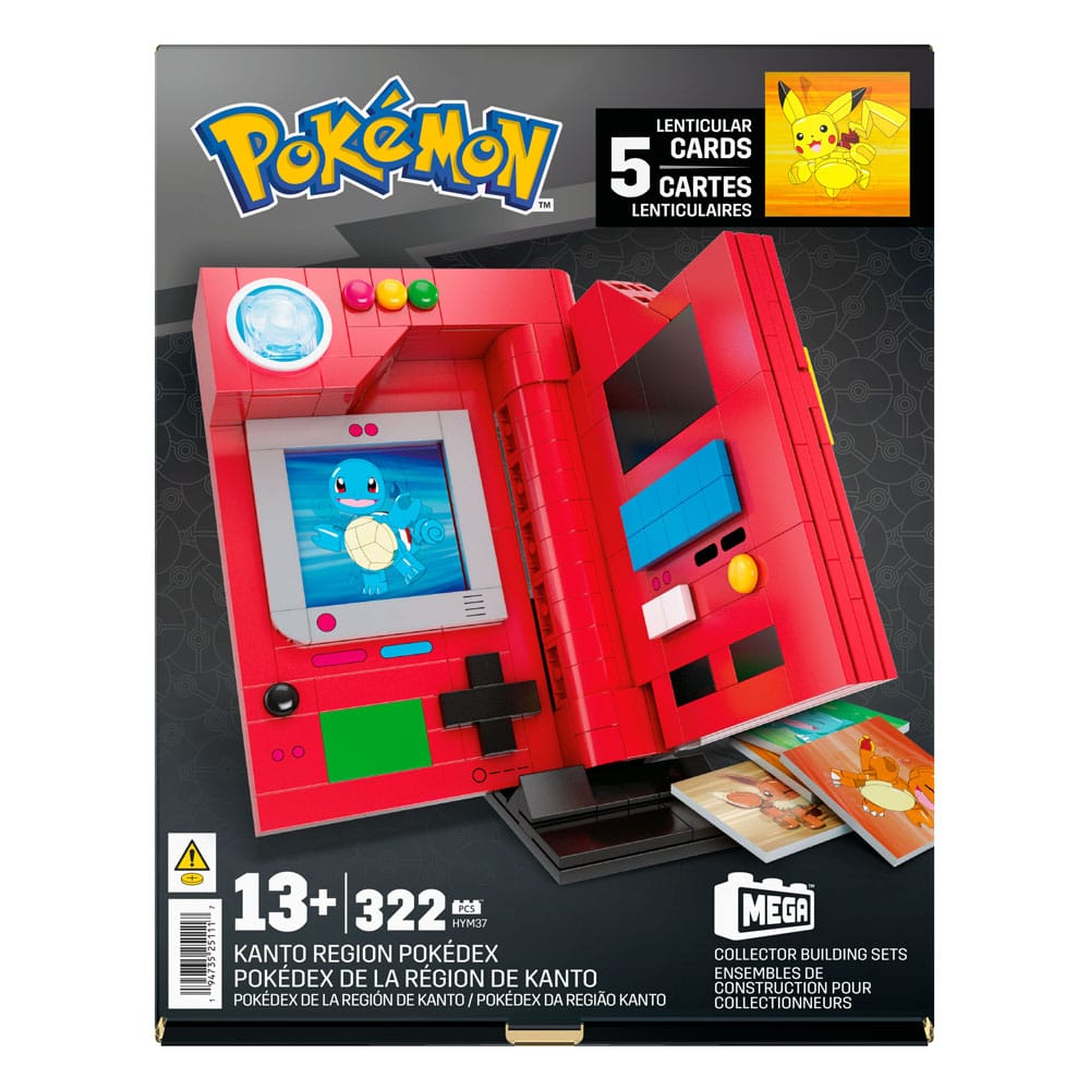 Pokémon MEGA Building Kit Kanto Region Pokédex 0194735251117