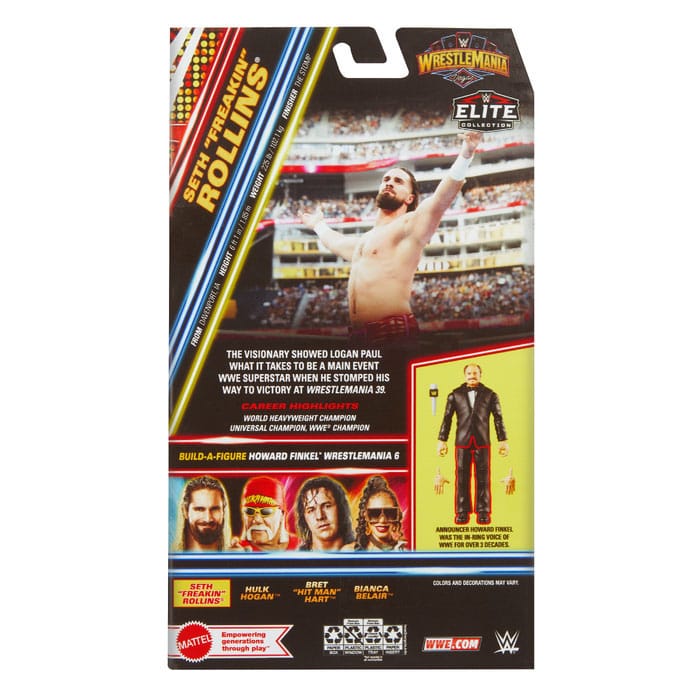 WWE WrestleMania Elite Collection Action Figure Seth "Freakin" Rollins 15 cm 0194735271801