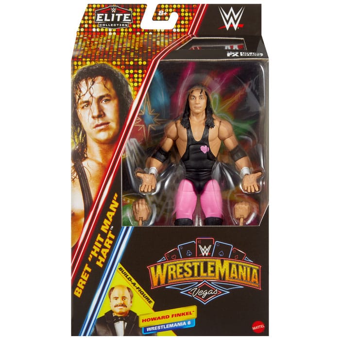 WWE WrestleMania Elite Collection Action Figure Bret "Hit Man" Hart 15 cm 0194735271696