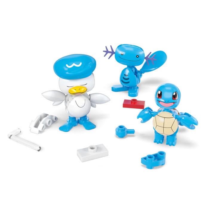 Pokémon MEGA Construction Set Water-Type Trainer Team Building Toy Kit 0194735275885