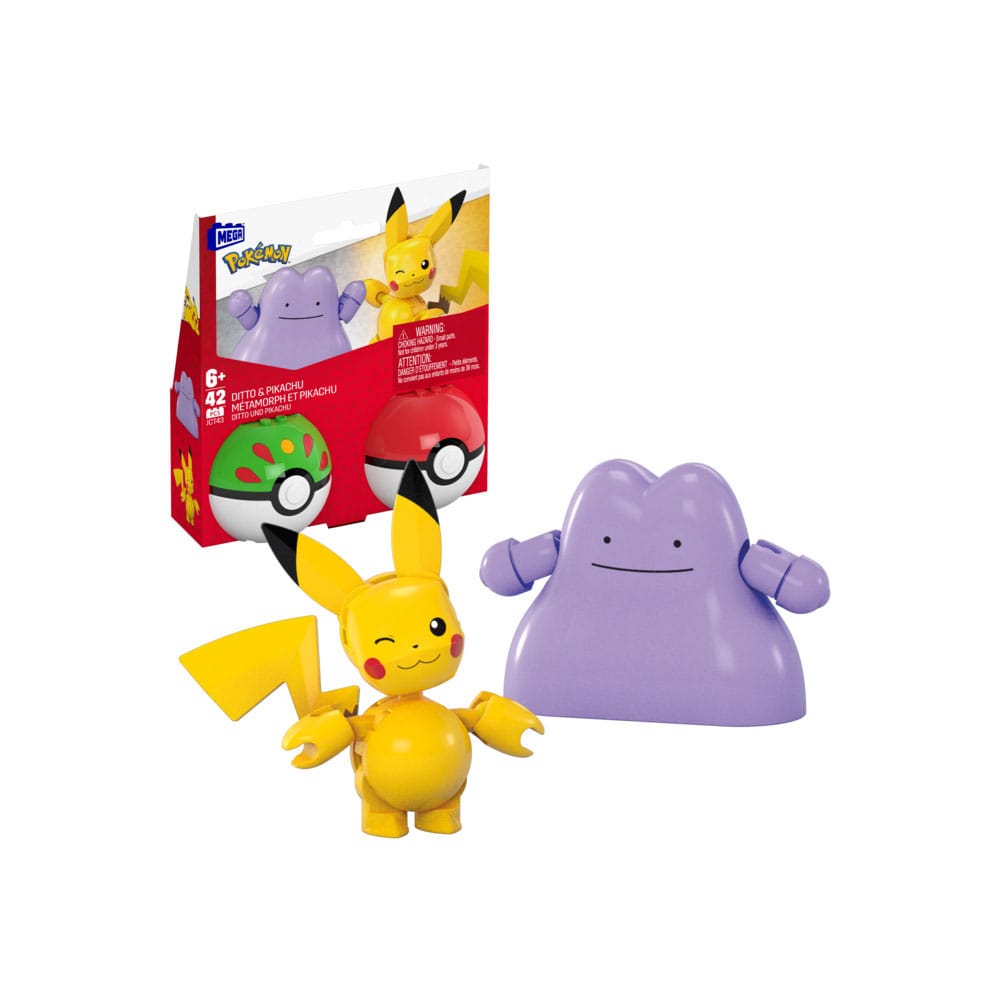 Pokémon MEGA Construction Set Poké Ball Collection: Pikachu & Ditto 0194735275908