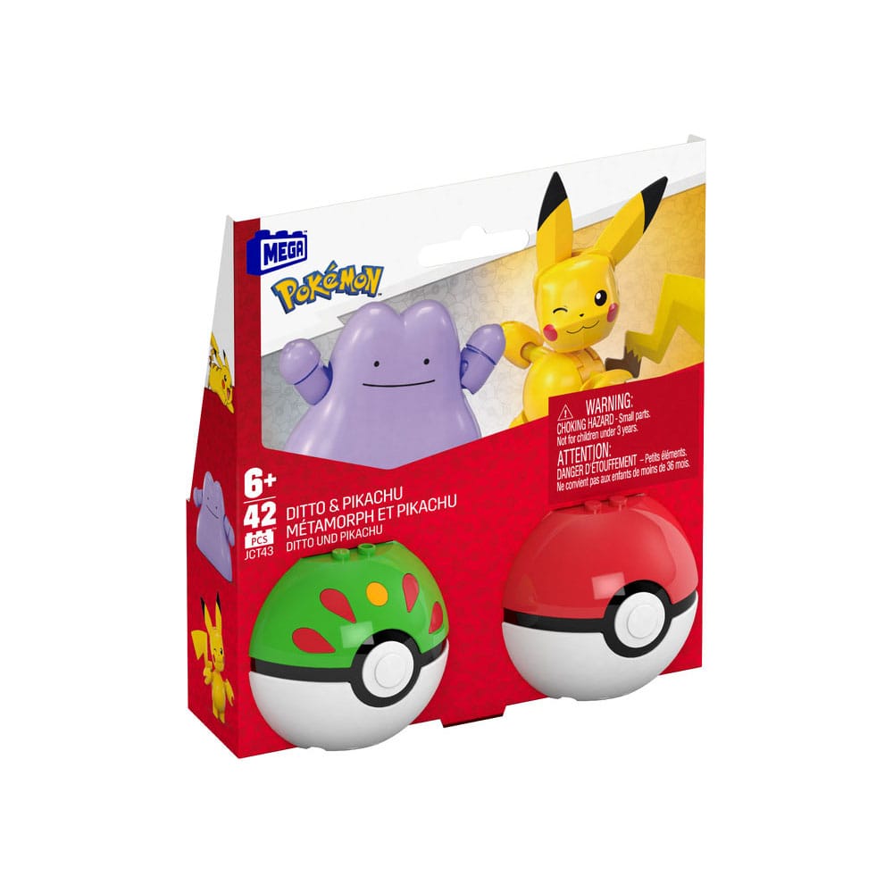 Pokémon MEGA Construction Set Poké Ball Collection: Pikachu & Ditto 0194735275908