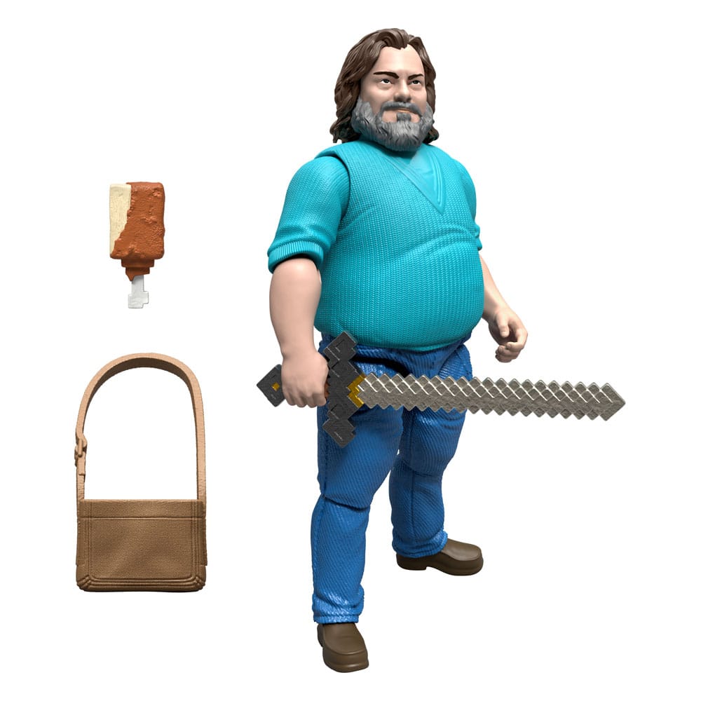 A Minecraft Movie Action Figure Steve 10 cm 0194735304295