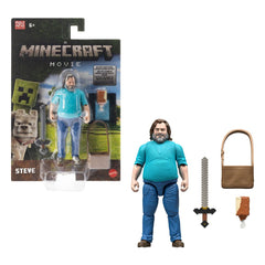 A Minecraft Movie Action Figure Steve 10 cm 0194735304295