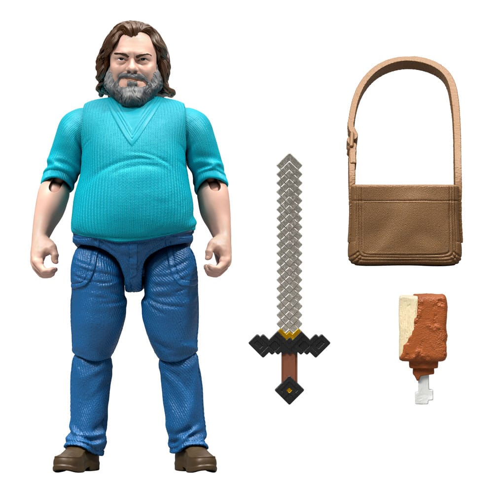 A Minecraft Movie Action Figure Steve 10 cm 0194735304295