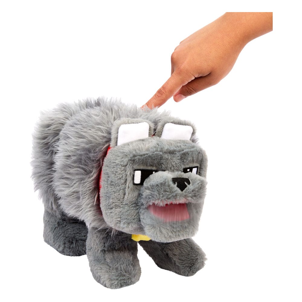 A Minecraft Movie Plush Figure Dennis the Wolf 20 cm 0194735346219