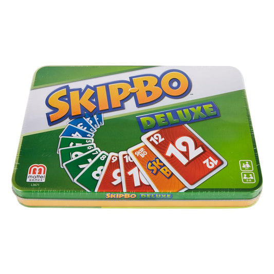 Skip-Bo Deluxe Card Game in Storage Tin 0027084489262