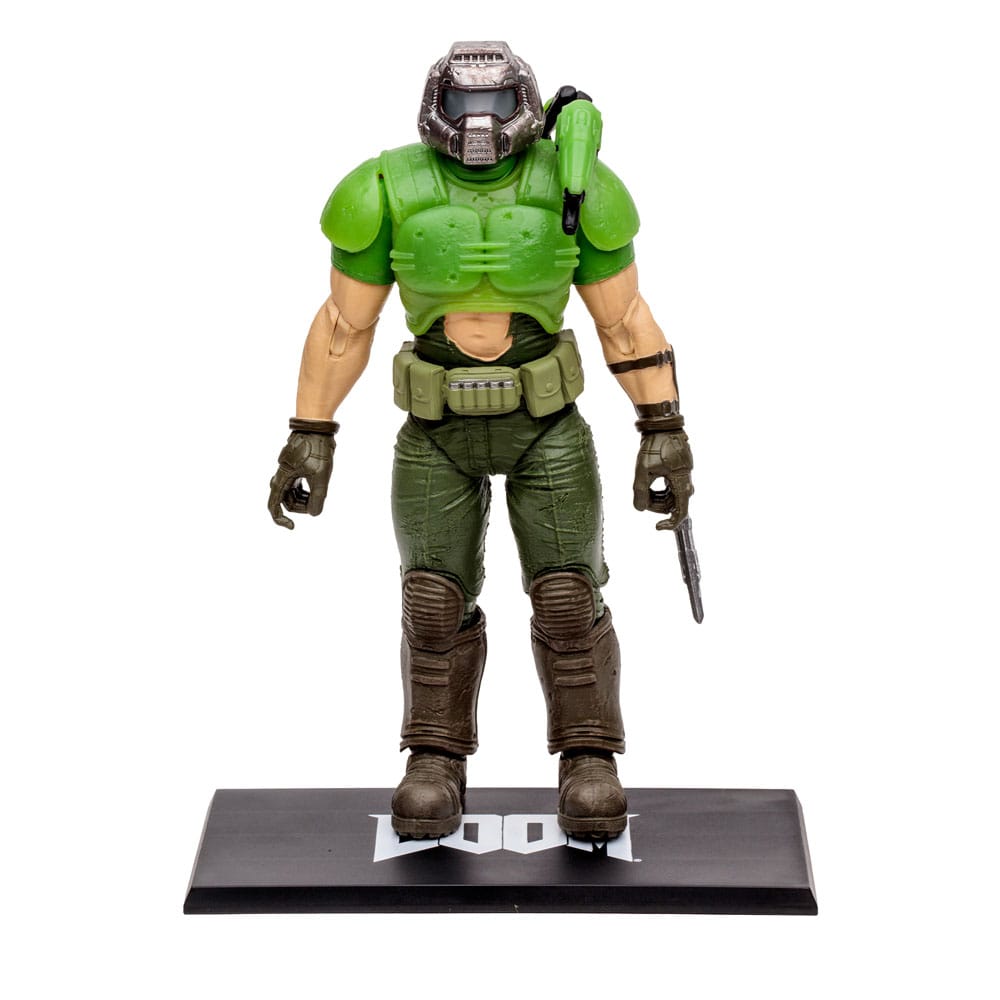 Doom Eternal Action Figure Doom Slayer Classic (Glow In The Dark Edition) Gold Label 18 cm 0787926111484