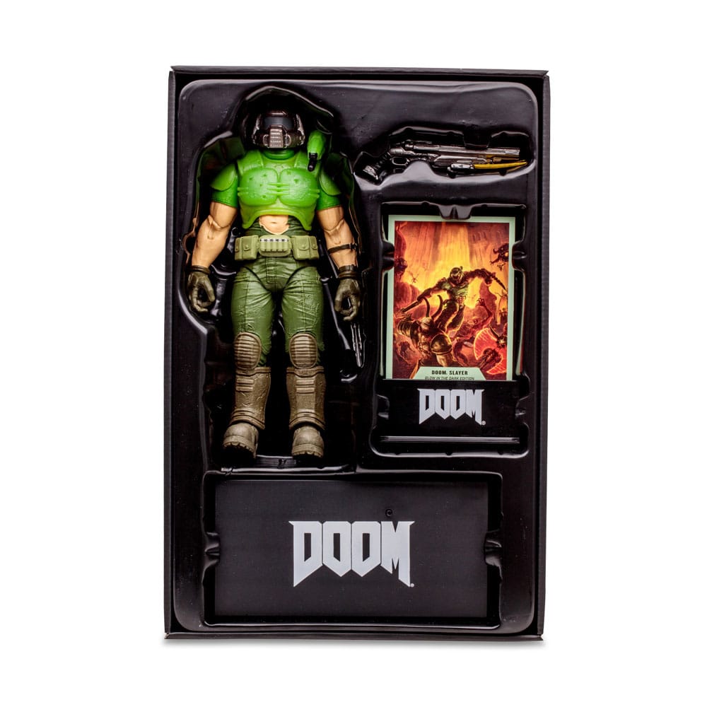 Doom Eternal Action Figure Doom Slayer Classic (Glow In The Dark Edition) Gold Label 18 cm 0787926111484