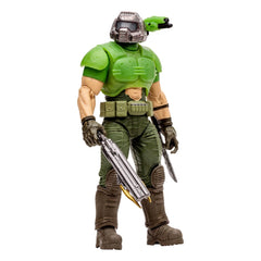 Doom Eternal Action Figure Doom Slayer Classic (Glow In The Dark Edition) Gold Label 18 cm 0787926111484