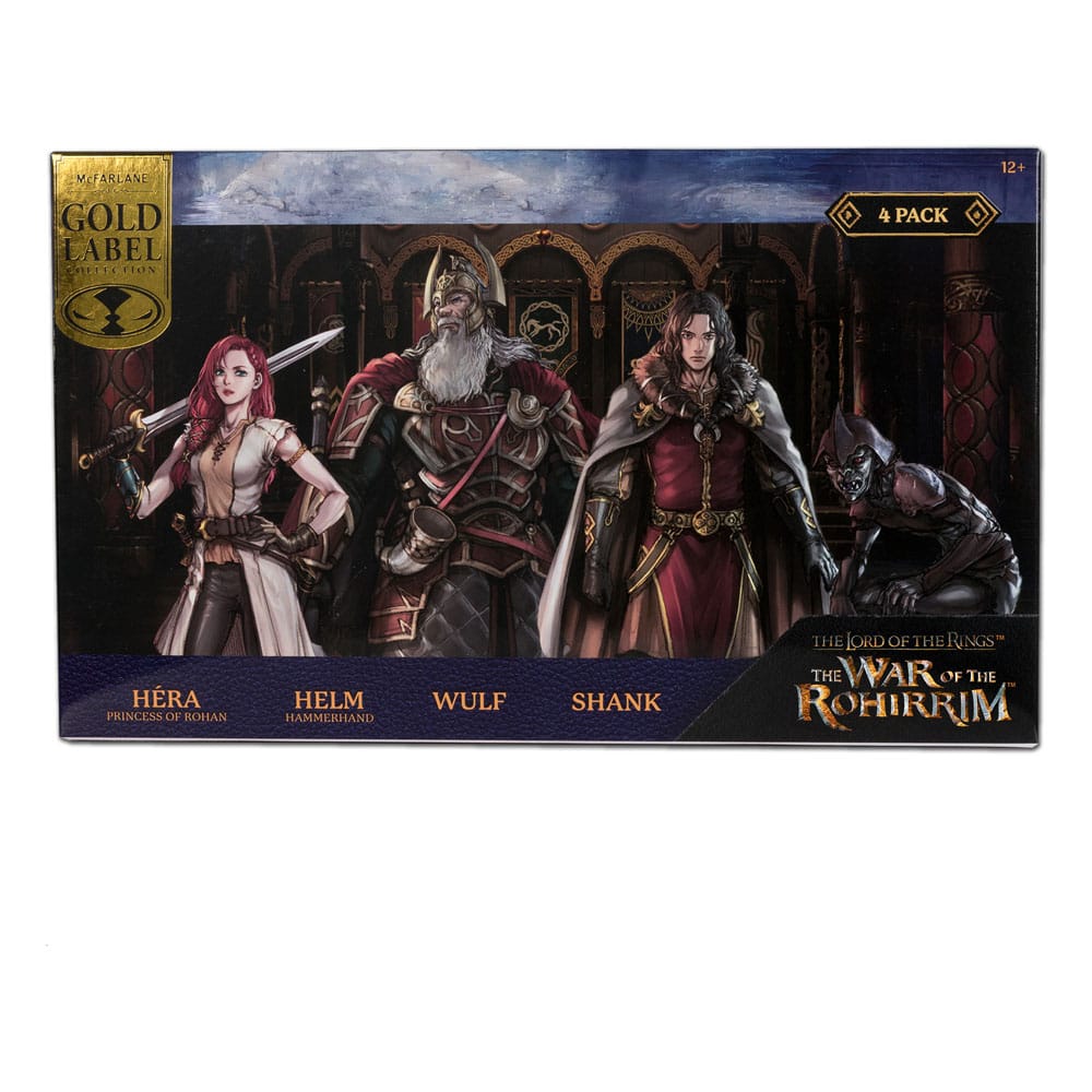 The Lord of the Rings: The War of the Rohirrim Action Figures 4-Pack 10 cm 0787926137149