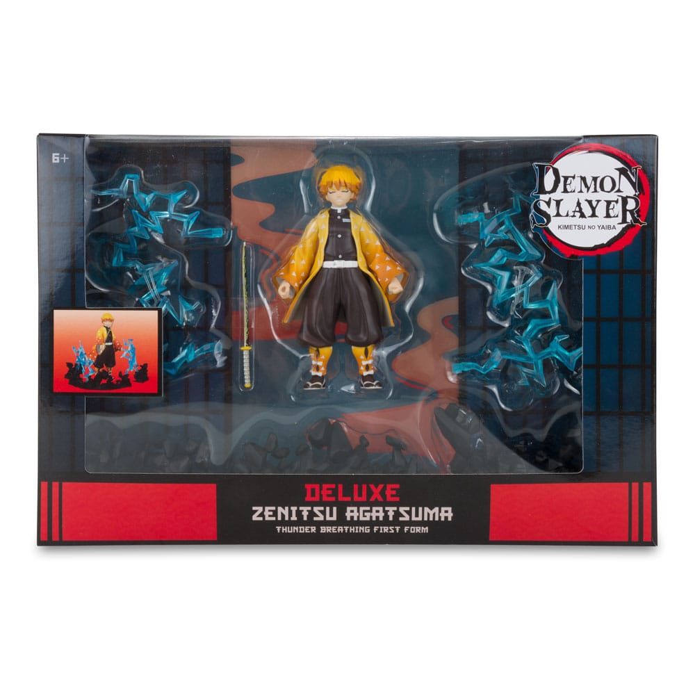 Demon Slayer: Kimetsu no Yaiba Action Figure Zenitsu Thunder Breathing Deluxe 13 cm 0787926137217