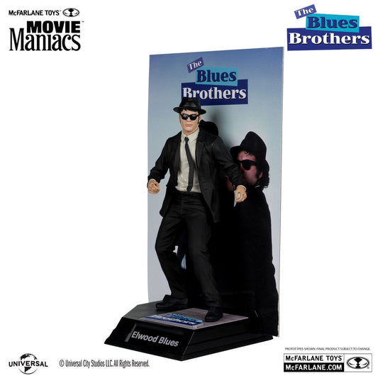 The Blues Brothers Movie Maniacs PVC Statue 2-Pack Jake & Elwood Blues (Gold Label) 15 cm 0787926140422