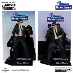 The Blues Brothers Movie Maniacs PVC Statue 2-Pack Jake & Elwood Blues (Gold Label) 15 cm 0787926140422