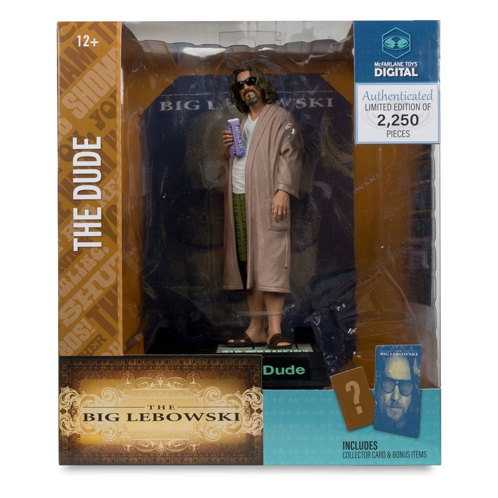 The Big Lebowski Movie Maniacs Action Figure The Dude (McFarlane Digital) 15 cm 0787926140682