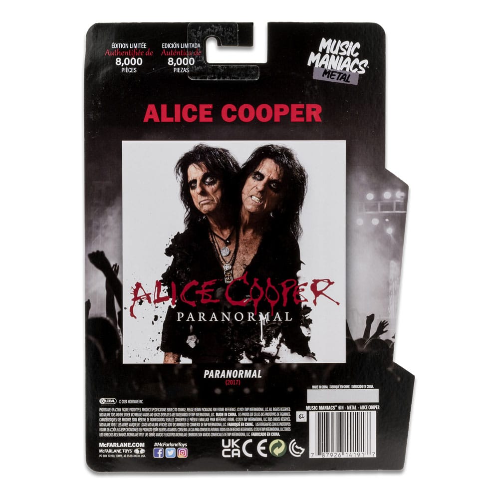 Alice Cooper Metal Music Maniacs Action Figure Alice Cooper 15 cm 0787926141917