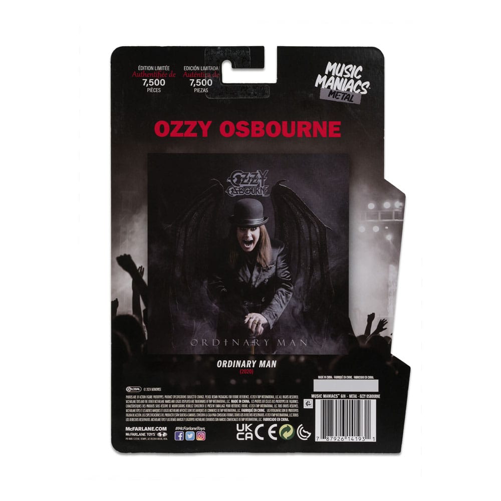 Ozzy Osbourne Metal Music Maniacs Action Figure Ozzy Osbourne 15 cm 0787926141931