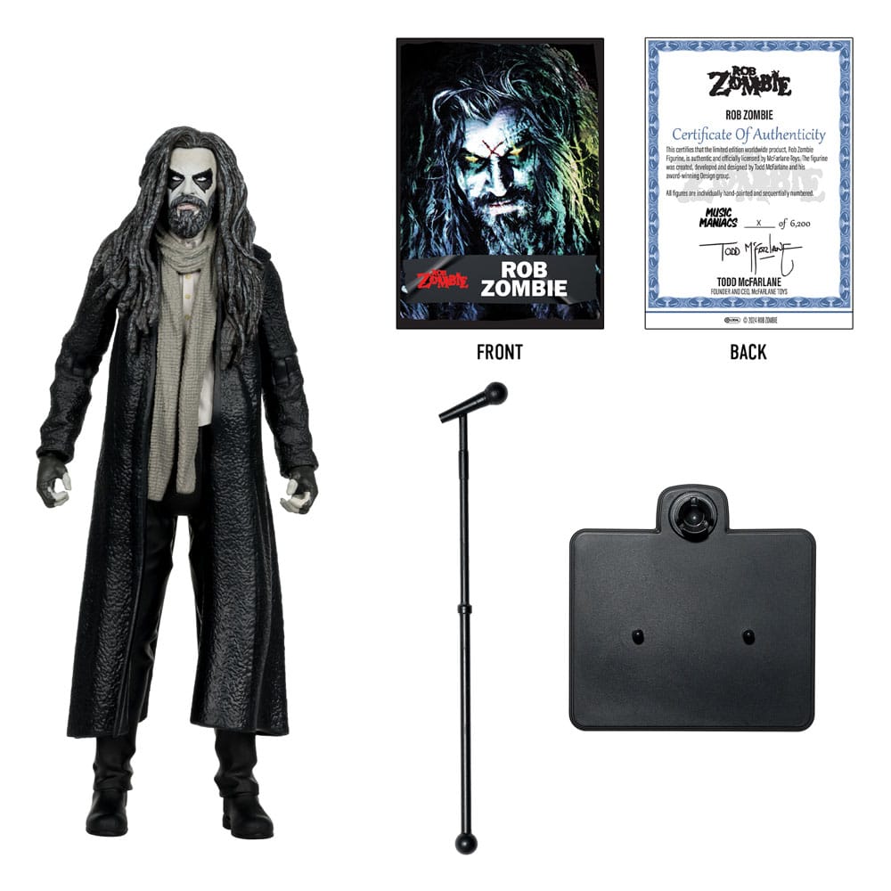 Metal Music Maniacs Action Figure Wave 2 Rob Zombie 15 cm 0787926141948