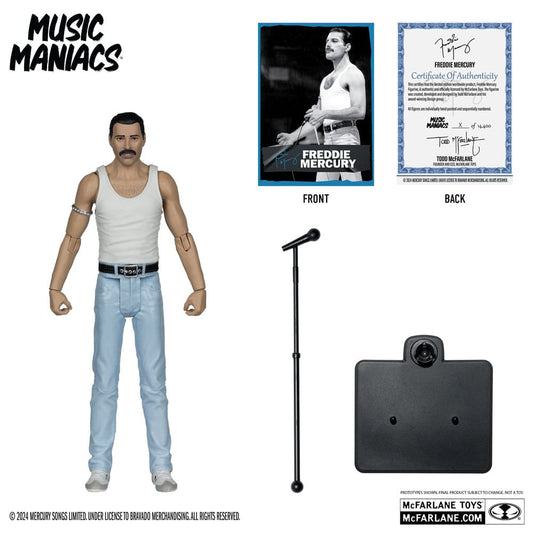 Music Maniacs Rock Action Figure Freddy Mercury 15 cm 0787926142068