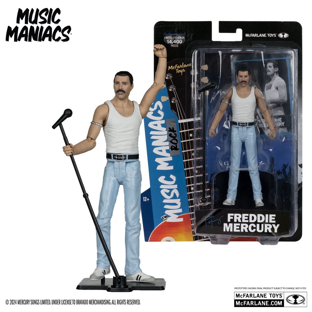 Music Maniacs Rock Action Figure Freddy Mercury 15 cm 0787926142068