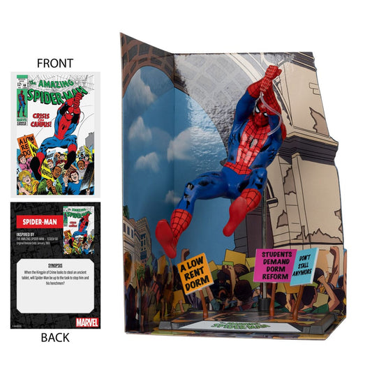 Marvel Collection PVC Statue 1/10 Spider-Man & Scene Gold Label (The Amazing Spider-Man #68) 15 cm 0787926147612