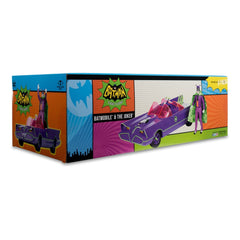 DC Retro Action Figure with vehicle Batman 66 Batmobil with Joker (Gold Label) 0787926150179