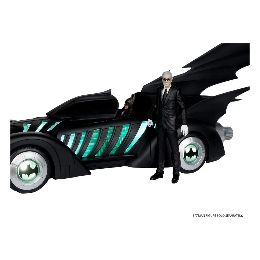 Batman Forever DC Multiverse Action Figure with Vehicle Alfred Pennyworth & Batmobile (Gold Label) 79 cm 0787926150193