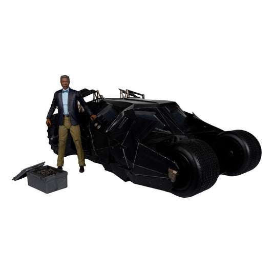 DC Multiverse Vehicle Tumbler with Lucuis Fox (The Dark Knight) (Gold Label) 0787926151930