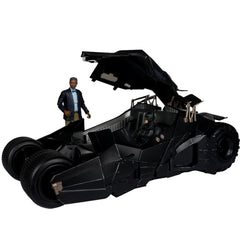 DC Multiverse Vehicle Tumbler with Lucuis Fox (The Dark Knight) (Gold Label) 0787926151930