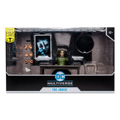 DC Multiverse Action Figure The Joker (Jail Cell Variant) (The Dark Knight) (Gold Label) 18 cm 0787926153996