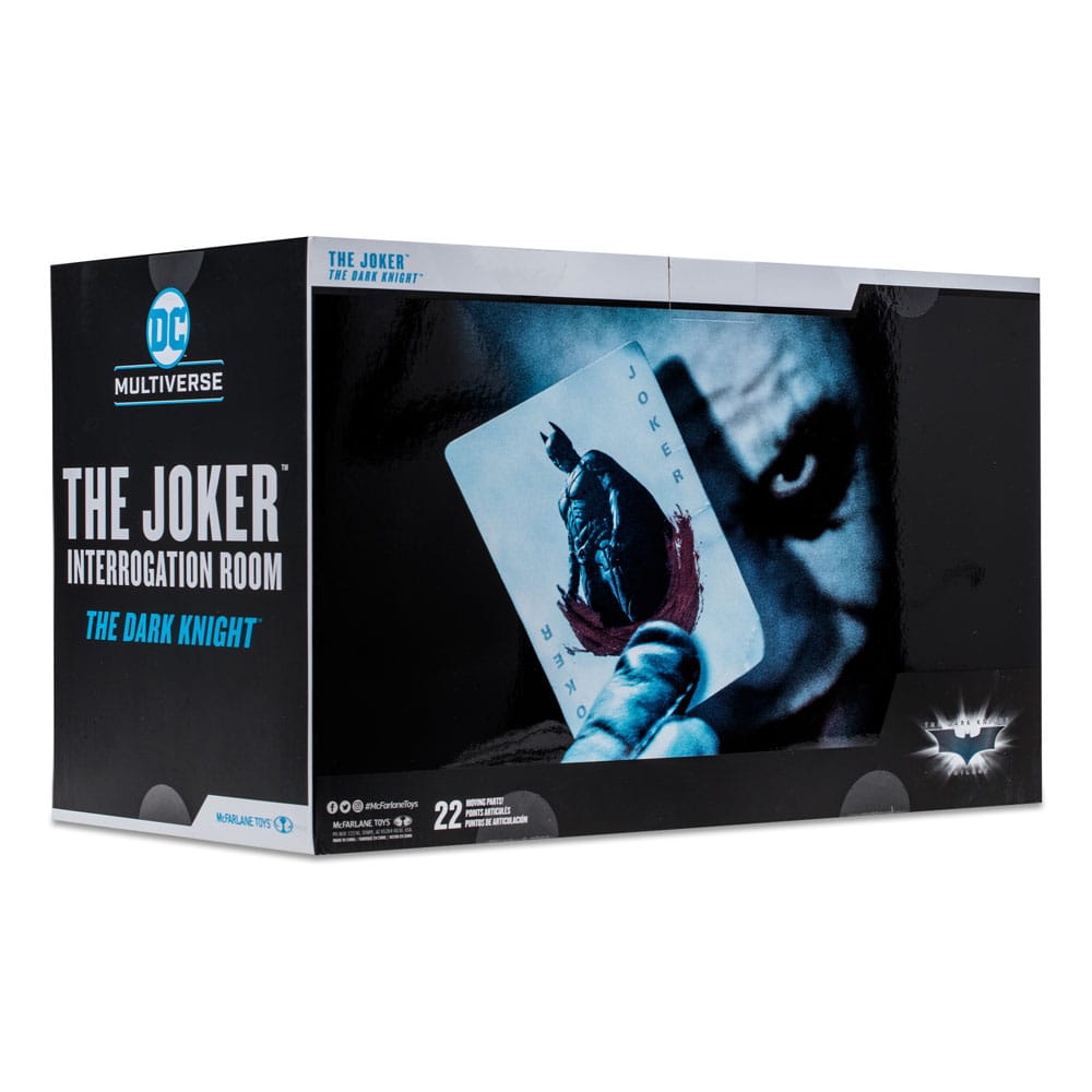 DC Multiverse Action Figure The Joker (Jail Cell Variant) (The Dark Knight) (Gold Label) 18 cm 0787926153996