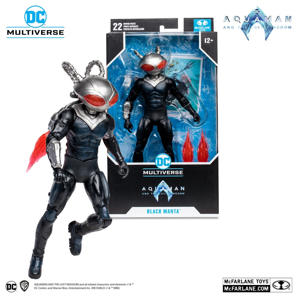 Aquaman and the Lost Kingdom DC Multiverse Action Figure Black Manta 18 cm 0787926155372