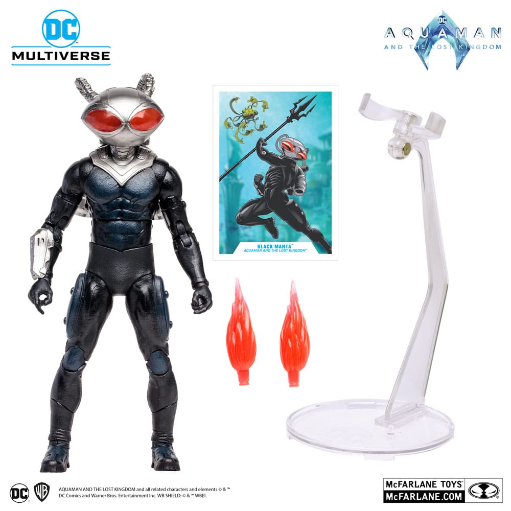 Aquaman and the Lost Kingdom DC Multiverse Action Figure Black Manta 18 cm 0787926155372