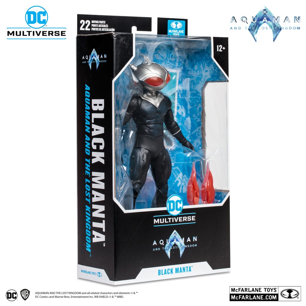 Aquaman and the Lost Kingdom DC Multiverse Action Figure Black Manta 18 cm 0787926155372