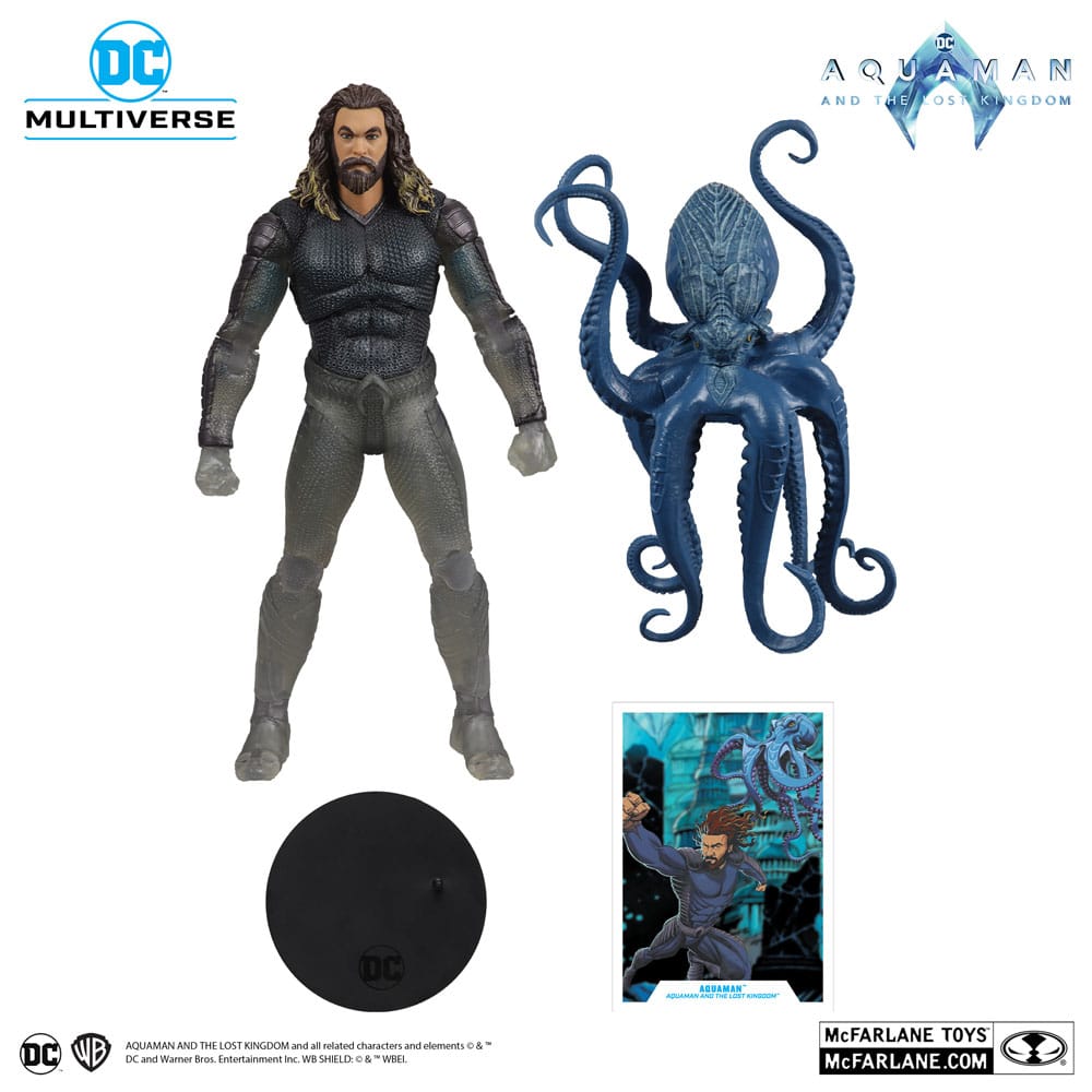 Aquaman and the Lost Kingdom DC Multiverse Action Figure Aquaman (Stealth Suit with Topo) (Gold Label) 18 cm 0787926155396