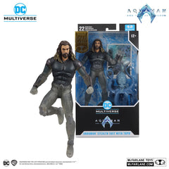 Aquaman and the Lost Kingdom DC Multiverse Action Figure Aquaman (Stealth Suit with Topo) (Gold Label) 18 cm 0787926155396