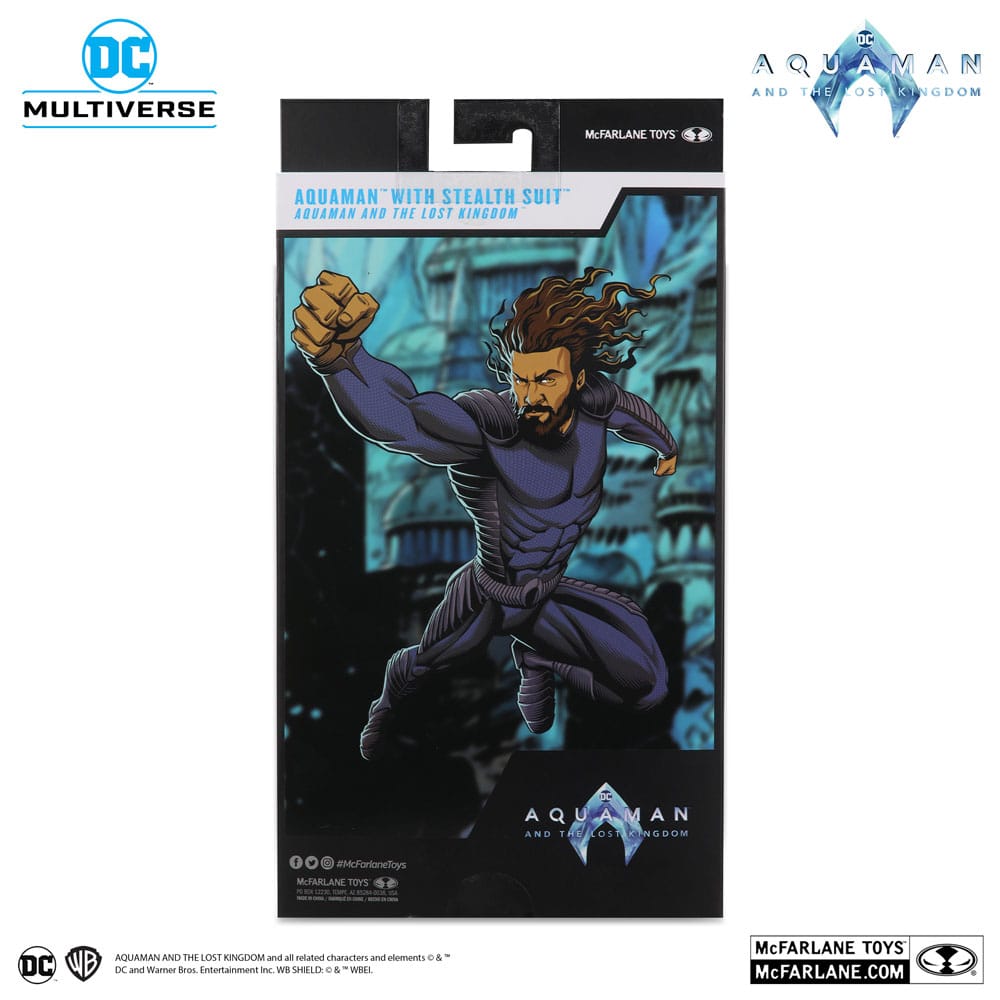 Aquaman and the Lost Kingdom DC Multiverse Action Figure Aquaman with Stealth Suit 18 cm 0787926155419