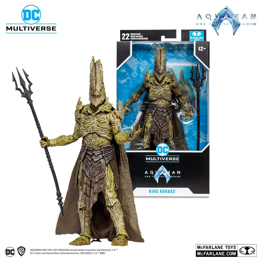 Aquaman and the Lost Kingdom DC Multiverse Action Figure King Kordax 18 cm 0787926155426