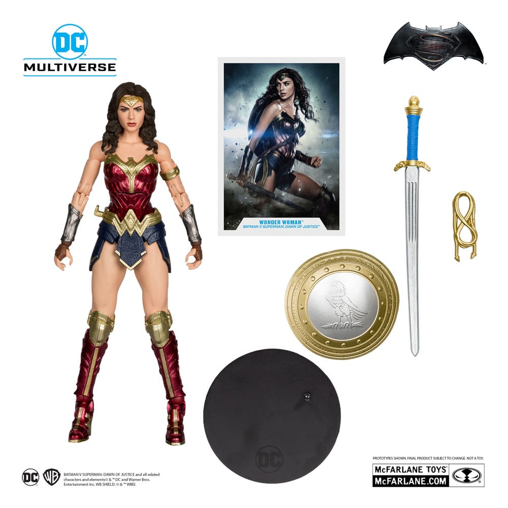 Batman v Superman: Dawn of Justice DC Multiverse Action Figure Wonder Woman 18 cm 0787926156898