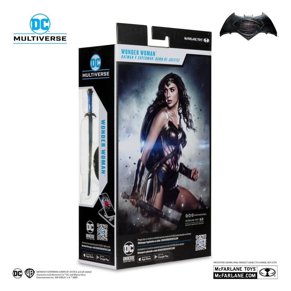 Batman v Superman: Dawn of Justice DC Multiverse Action Figure Wonder Woman 18 cm 0787926156898