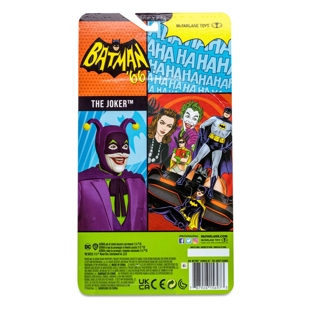 DC Retro Action Figure Batman 66 The Joker (Comic) 15 cm 0787926156973