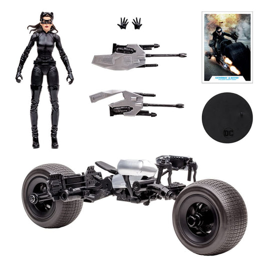 DC Multiverse Vehicle Batpod with Catwoman (The Dark Knight Rises) 0787926157345