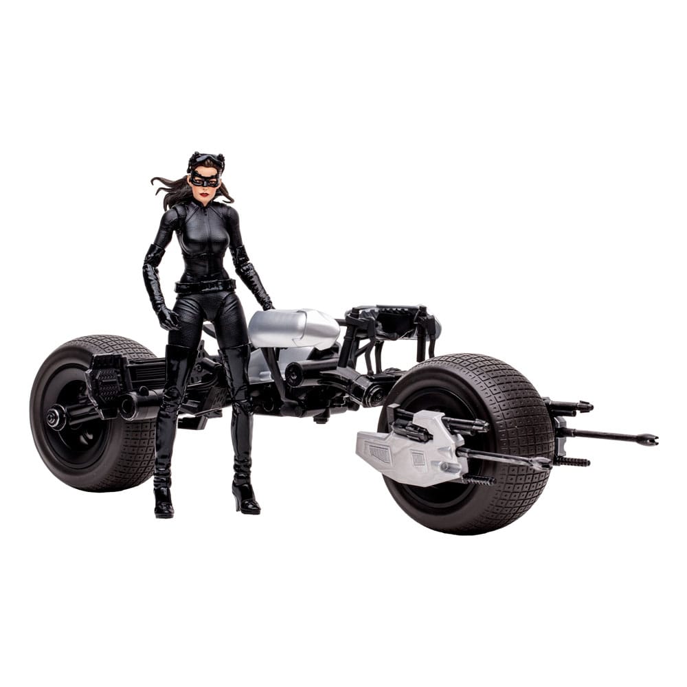 DC Multiverse Vehicle Batpod with Catwoman (The Dark Knight Rises) 0787926157345