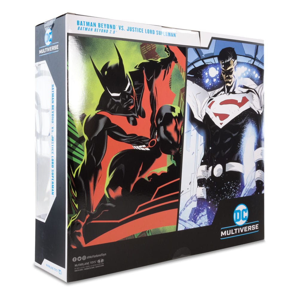 DC Collector Action Figure Pack of 2 Batman Beyond Vs Justice Lord Superman 18 cm 0787926157390