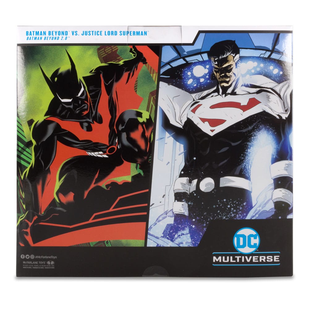 DC Collector Action Figure Pack of 2 Batman Beyond Vs Justice Lord Superman 18 cm 0787926157390