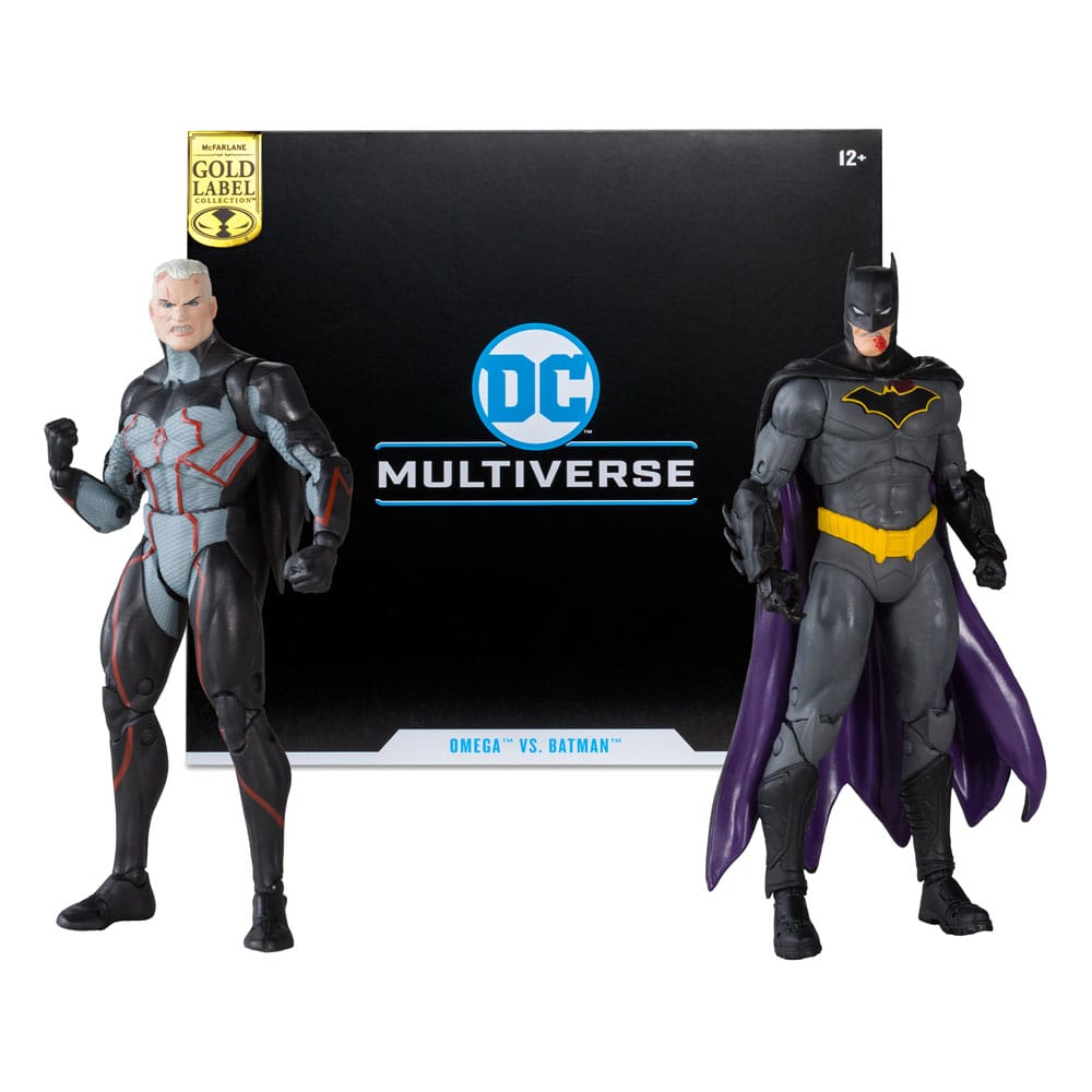 DC Collector Action Figures Pack of 2 Omega (Unmasked) & Batman (Bloody)(Gold Label) 18 cm 0787926157437